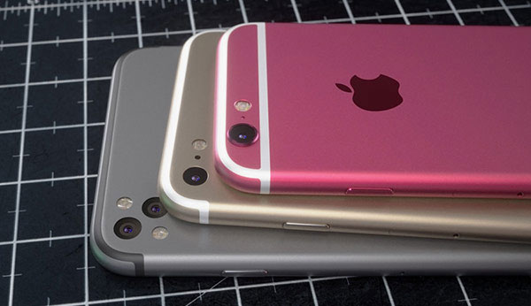 ภาพ mock up iPhone 5se คล้าย iphone 5s ปุ่ม Power อยู่ด้านข้างเหมือน iPhone 6