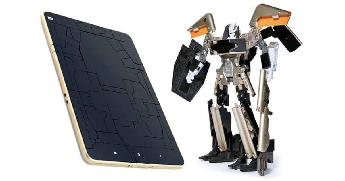 Xiaomi จับมือ Hasbro ทำแท็บเล็ตแปลงร่างเป็นหุ่น Transformer