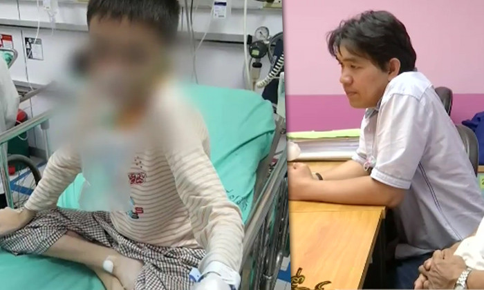 พ่อวอนคนใจบุญ!! ร่วมสมทบทุนรักษาลูกชายวัย13 ล้มป่วยโรคหายากเพิ่งพบในไทย