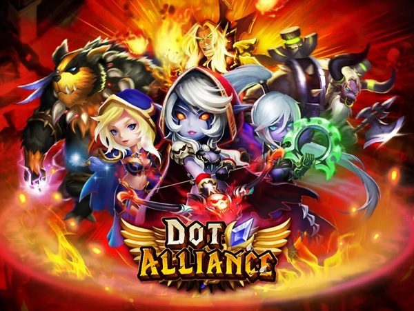 Dot Alliance เกมส์มือถือ วางแผนการรบ เวทย์มนต์อลังการ