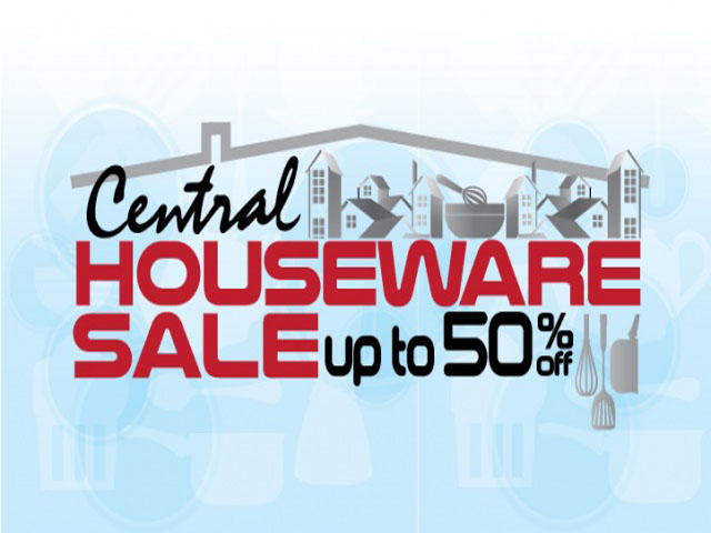 Central Houseware Sale ลดสูงสุด 50% (วันนี้ - 2 พ.ค. 2559)
