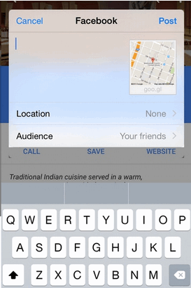 ฟีเจอร์ใหม่อีกขั้นนึง ที่ Google Maps iOS สามารถอัพเดตสถานที่บน Facebook และ Messenger