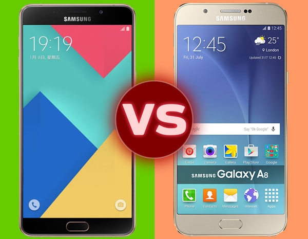 เปรียบเทียบสเปค Samsung Galaxy A9 vs Samsung Galaxy A8