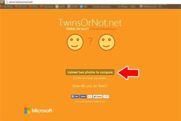 อยากรู้ว่าหน้าเหมือนแฟนตัวเองแค่ไหน? ต้องใช้เว็บ TwinsOrNot.net