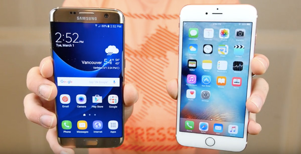 โยนกันให้เห็นๆ ทดสอบ Drop Test ระหว่าง Samsung Galaxy S7 edge กับ iPhone 6S Plus ตัวเครื่องโลหะผสมกระจก หรือโลหะล้วนๆ แบบไหนแน่กว่ากัน!