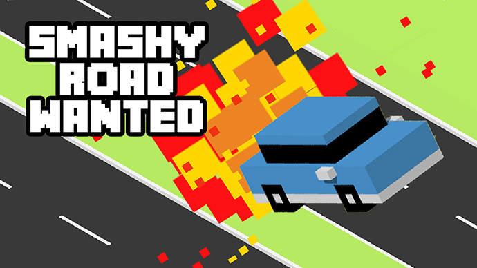 Smashy Road: Wanted เกมบล็อครถจิ๋วสุดมัน ที่คุณต้องหนีการไล่ล่าของตำรวจ