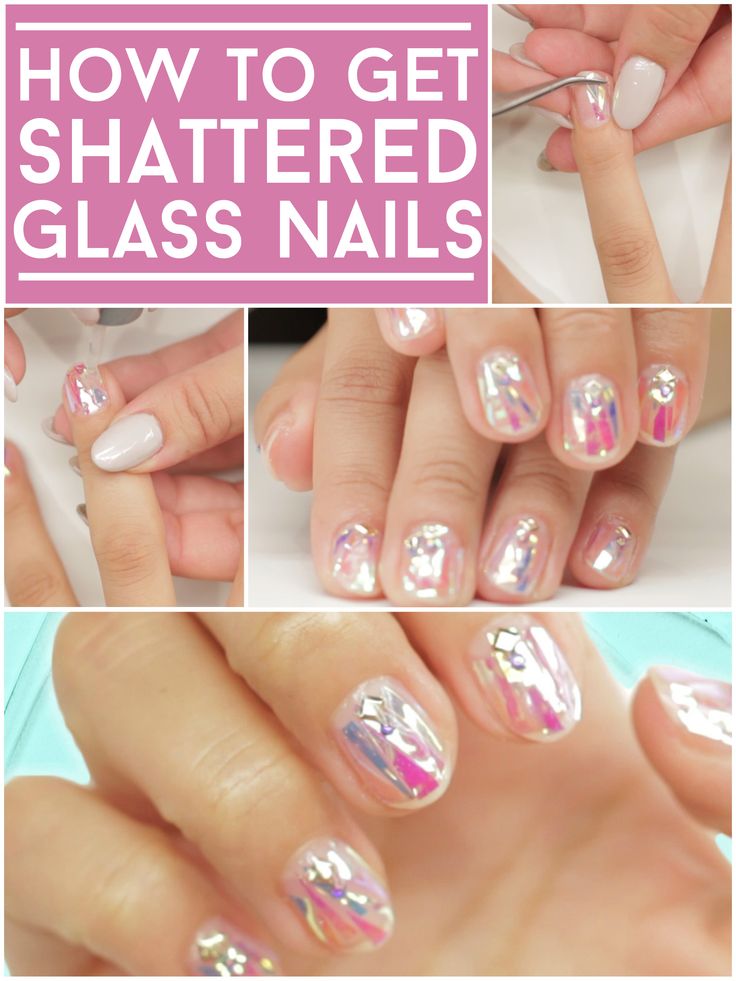 Shattered Glass Nails เทรนด์เล็บกระจกแก้วแรงสุด จากเกาหลี