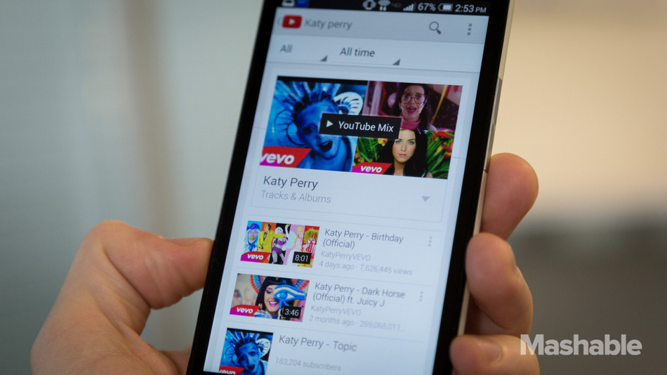 Youtube กับการแสดงผลแนวตั้งแบบ Full Screen บน Android