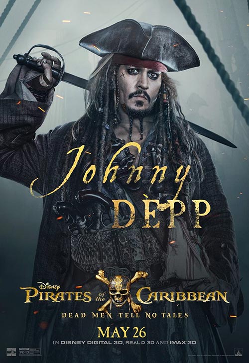 โปสเตอร์คาแรคเตอร์ใหม่จาก Pirates of the Caribbean: Dead Men Tell No Tales เตรียมฉายบ้านเรา 25 พ.ค. นี้ !
