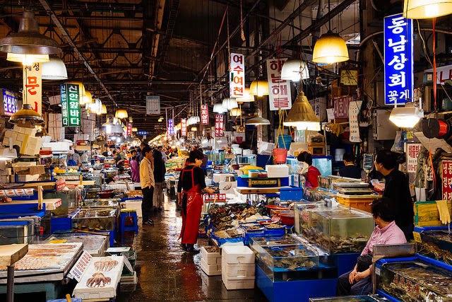 ตลาดปลานอร์ยางจิน++Noryangjin+Fish+Market+(2)