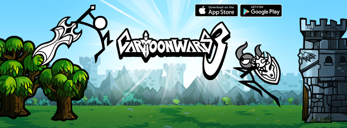 Cartoon Wars 3 มาแล้วเปิดให้มันส์พร้อมกันทั่วโลกทั้ง App Store และGoogle Play