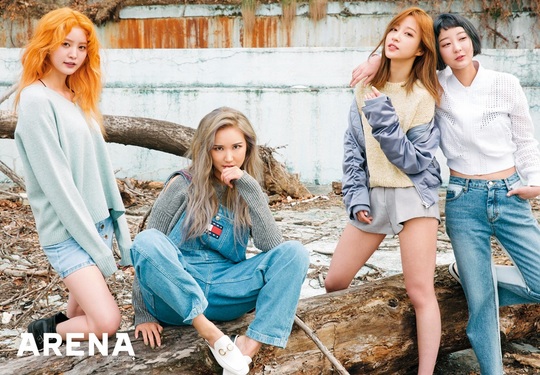 4 สาว EXID ปล่อยภาพแฟชั่น ARENA รับคัมแบ็คเพลงใหม่