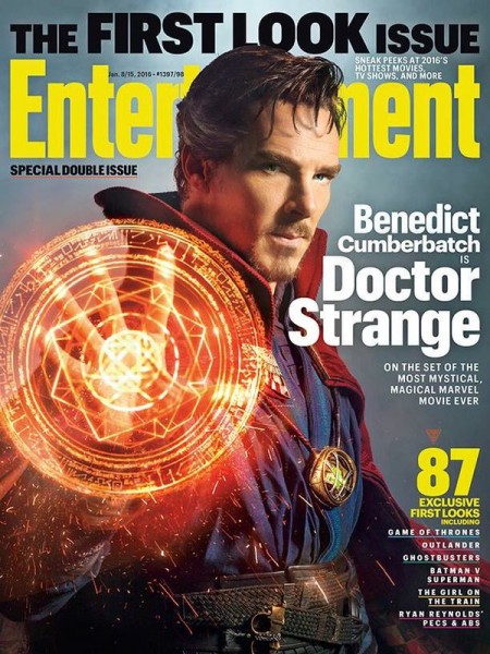 เผยภาพชุดแรก Doctor Strange พร้อมขึ้นปกนิตยสาร