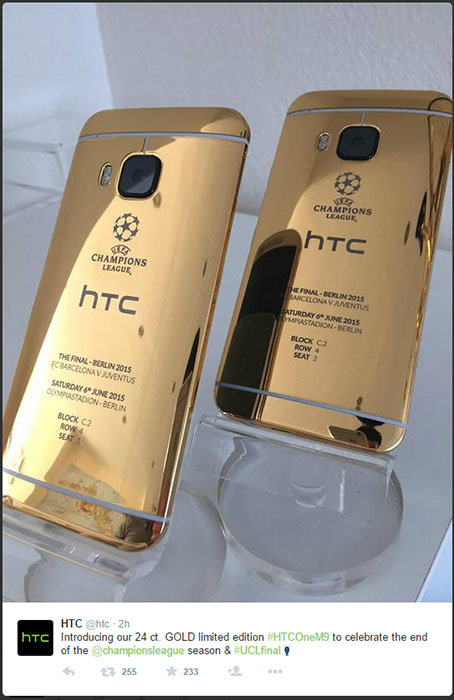 ยังไง?  ถ่ายรูป HTC One M9 รุ่นทองคำ แต่ใช้ iPhone ถ่ายซะงั้น