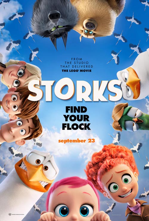 ชมตัวอย่างใหม่ Storks แอนิเมชั่นจากผู้สร้าง LEGO Movie พร้อมฉาย 22 กันยายนนี้ ในโรงภาพยนตร์