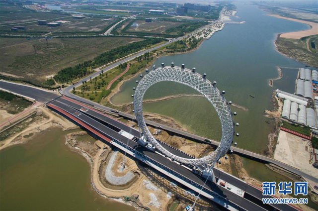อะไรใหญ่ๆ ต้องยกให้จีน! Bailang Ferris Wheel ชิงช้าสวรรค์ไร้แกนใหญ่ที่สุดในโลก