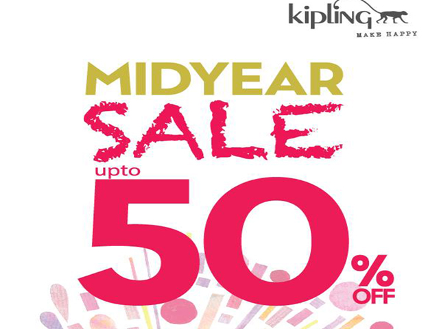 Kipling ลดสูงสุดถึง 50% ทั้งร้าน ทุกสาขา ทั่วประเทศ (วันนี้ - 10 ก.ค. 2560)