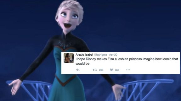 #GiveElsaAGirlfriend แฮชแท็กที่อยากให้เจ้าหญิงเอลซ่ารักผู้หญิงใน Frozen 2