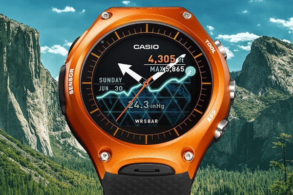 Casio WSD-F10 นาฬิกาข้อมือสุดอึด ใช้งานในที่แจ้ง ระบบ Android Wear