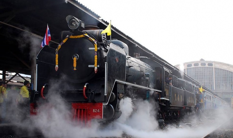 ขึ้นรถไฟหัวรถจักรไอน้ำ ขบวนประวัติศาสตร์ ไปกลับ กรุงเทพ-แปดริ้ว 5 ธันวาคมนี้ เท่านั้น