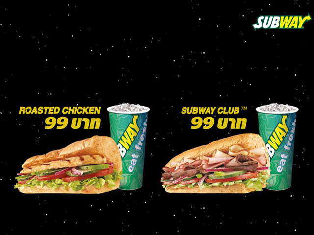 แซนด์วิชชุด Star Wars เพียง 99 บาท ที่ Subway (วันนี้ - 29 ก.พ. 2559)