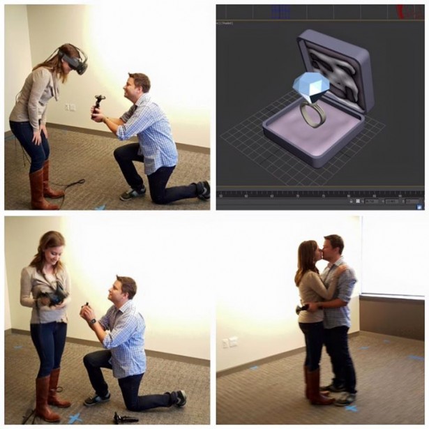 หนุ่มบริษัทเกมส์ทำซึ้ง ขอแฟนสาวแต่งงานผ่านแว่น VR !