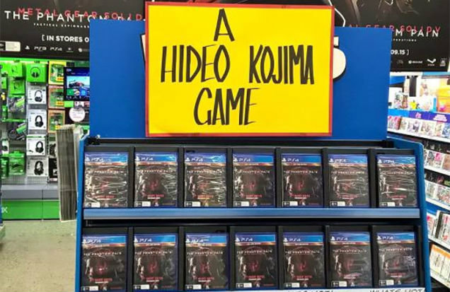 ร้านเกมออสเตรเลีย ใส่ชื่อเป็นการให้เกียรติ ฮิเดะโอะ โคจิม่า บนแผงขายเกม