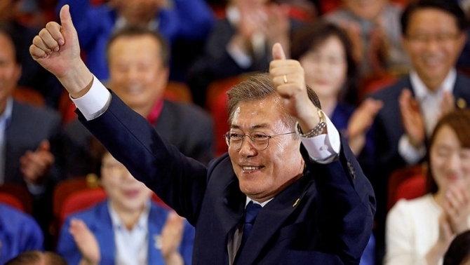 'มุนแจอิน' ชนะเลือกตั้งประธานาธิบดีเกาหลีใต้