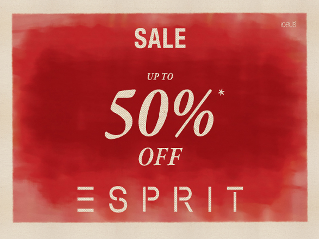 ESPRIT End of Season Sale ลดสูงสุด 50%!! (4 ธ.ค. - 31 ม.ค. 2559)