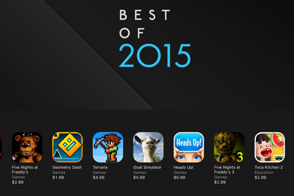 Best of 2015 แอพและเกมส์ที่ดีที่สุดบน App store ปี 2015